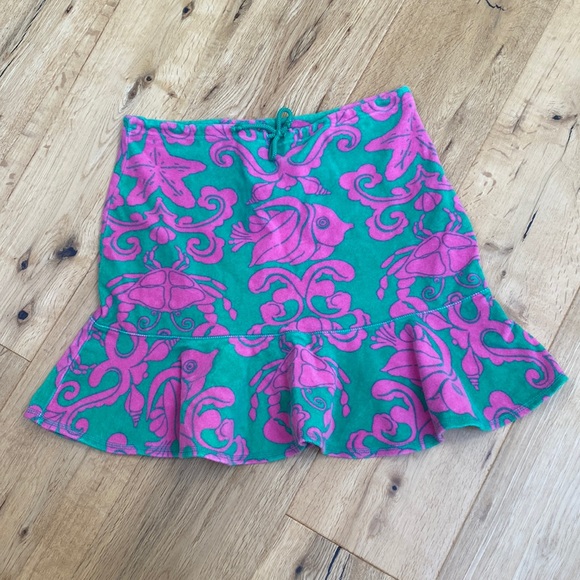 Lilly Pulitzer Dresses & Skirts - Lilly Pulitzer Green & Pink Ocean Skirt